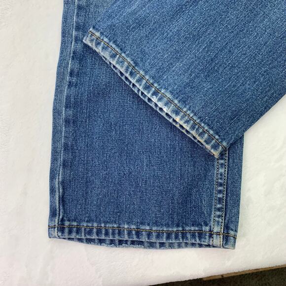 Levi's 569 Boys Sz 8 Regular 24x22 Medium Wash Straight Leg Jeans - Picture 9 of 10